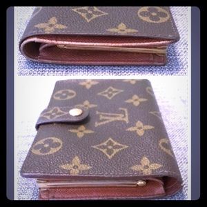 Louis Vuitton mono French kiss wallet